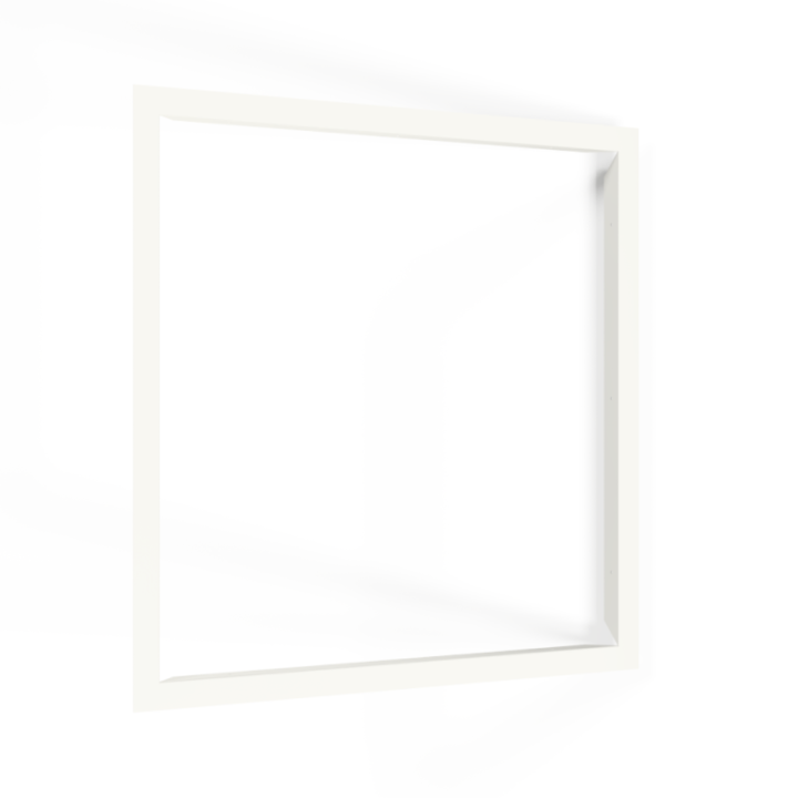Flush mounting frame 790x790x40 white * -