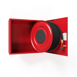 PV-10 25mm/20m PVC, red - Fire hydrant cabinet