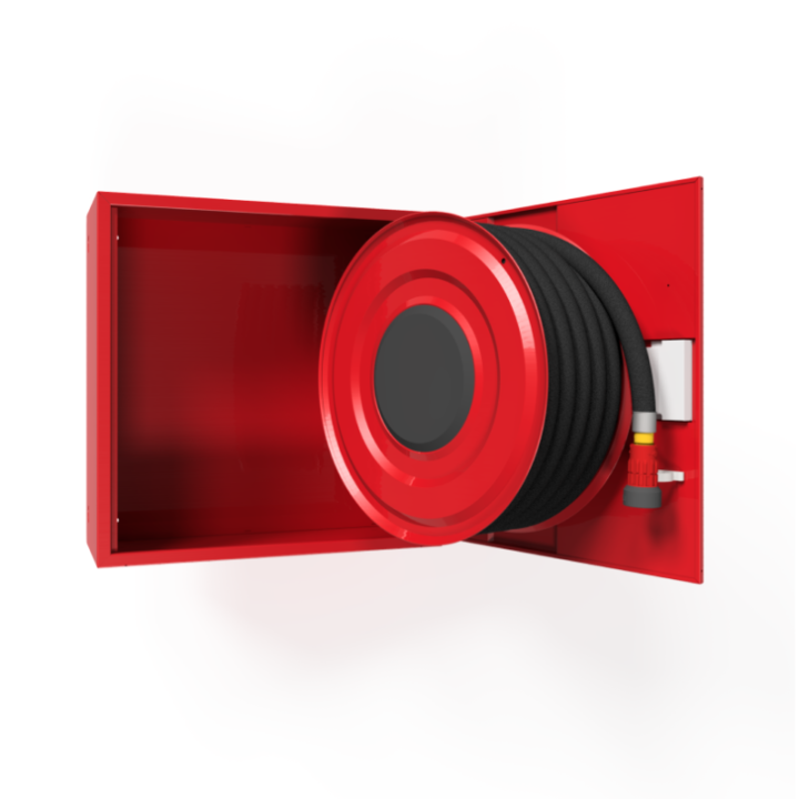 PV-10 25mm/25m PVC, red - Fire hydrant cabinet