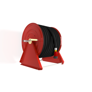 PV-60 hose reel – a durable solution for industrial washing and fire safety in factories, mines, ports, and maintenance sites