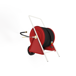 PV-95 is a sturdy and easily maneuverable hose trolley, ideal for washing and irrigation use