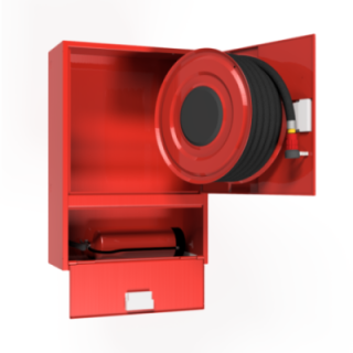 PV-202 19mm/30m PVC, red - Fire hydrant cabinet