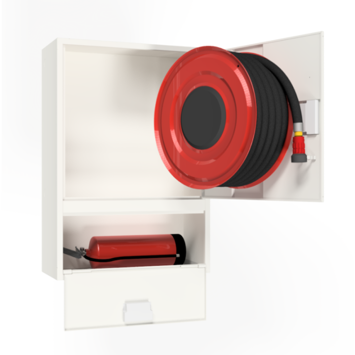 PV-202 25mm/20m, white - Fire hydrant cabinet
