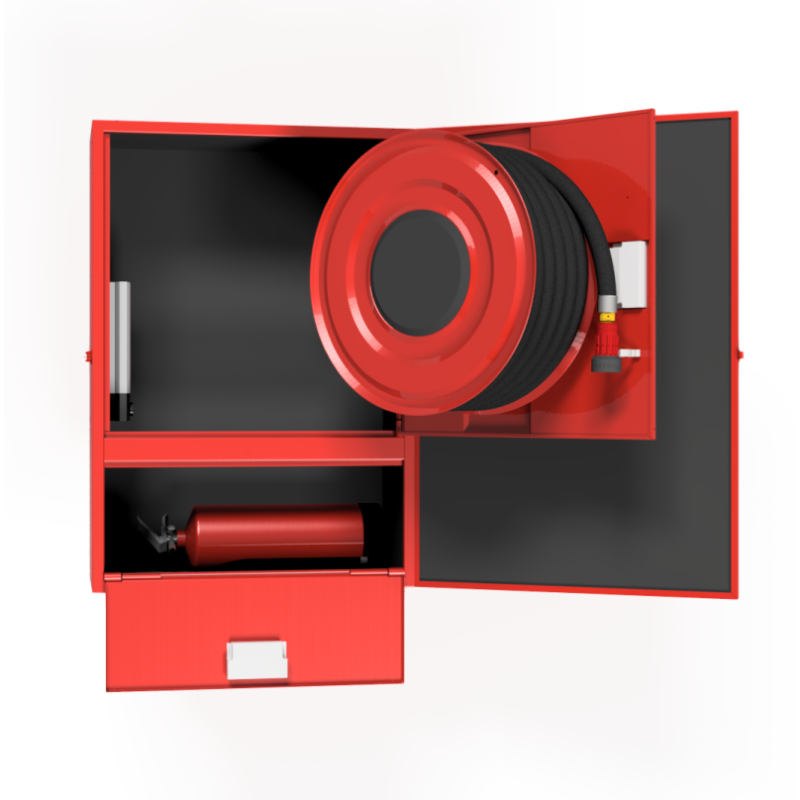 PV-212EL heat-insulated, heater, red - Fire hydrant cabinet