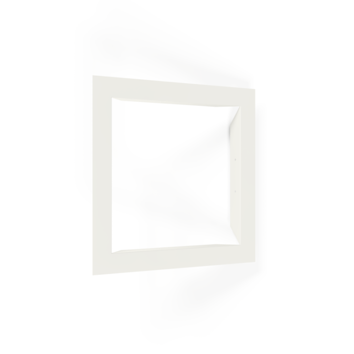 Flush mounting frame 550x550x40 white -